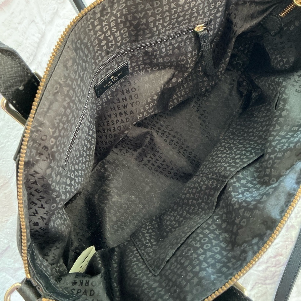 Kate Spade Small Sloan Charlotte Street Satchel Handbag Black WKRU2130 - Picture 7 of 9